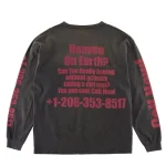 Vintage Black Saint Mxxxxxx Hollywood Long Sleeve Tee Back