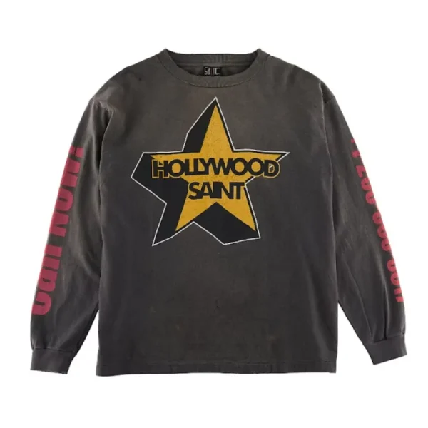 Vintage Black Saint Mxxxxxx Hollywood Long Sleeve Tee