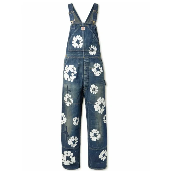 Blue SAINT Mxxxxxx x Denim Tears Patchwork Denim Overall