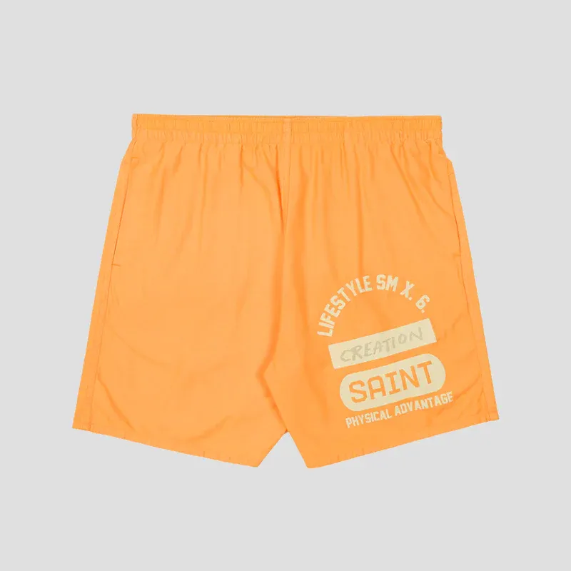 Orange Saint Mxxxxxx Lifestlye Smx6 Shorts