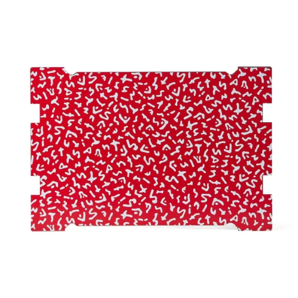 Red SAINT Mxxxxxx Stainless Steel Board