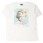 White Saint Mxxxxxx Nirvana Jesus Short Sleeve Tee