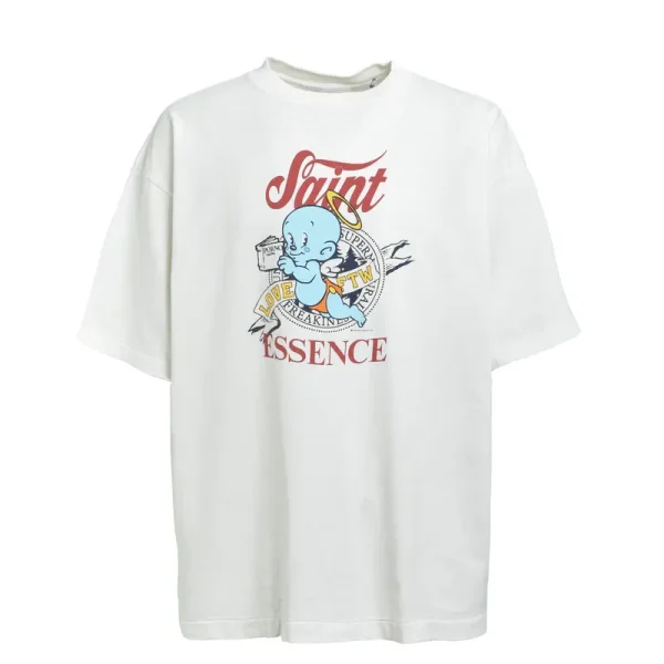 White Saint Mxxxxxx SAINT Essence Baby Michael Tee