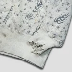 White Saint Mxxxxxx x Dr. Woo Tattoo Pullover Hoodie Sleeve