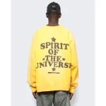 Yellow SAINT Mxxxxxx Bull Star Crewneck Sweatshirt Back