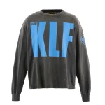 Black/Blue Saint Mxxxxxx x The KLF Long Sleeve Tee