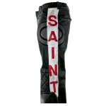 Black Saint Mxxxxxx SAINT Racer Leather Pants Side