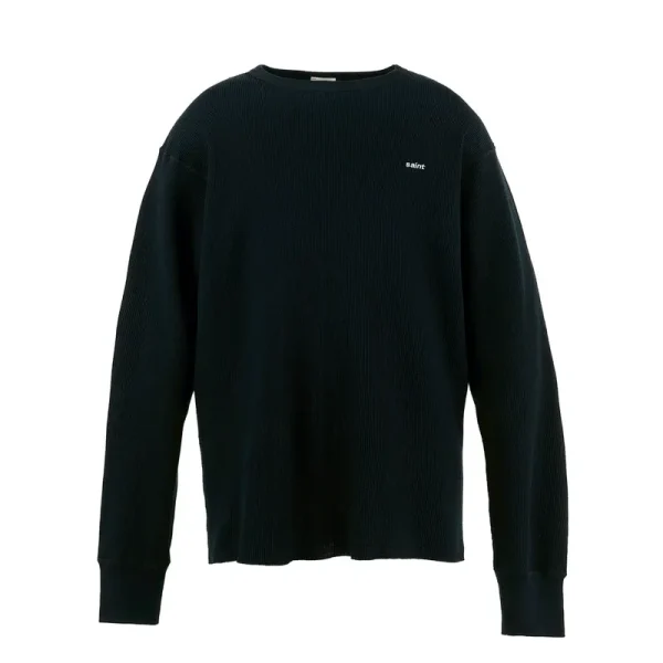 Black Saint Mxxxxxx SAINT Thermal Long Sleeve Tee