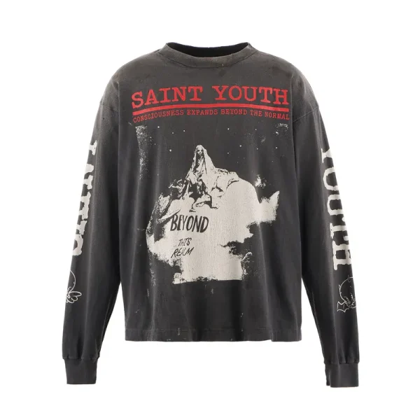 Black Saint Mxxxxxx SAINT Youth Beyond Long Sleeve Tee
