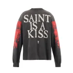 Black Saint Mxxxxxx SAINT is a Kiss Long Sleeve Tee Back