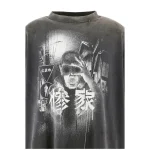 Black Saint Mxxxxxx x Santastic × GEEKS RULE Gangster Tee Front