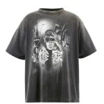 Black Saint Mxxxxxx x Santastic × GEEKS RULE Gangster Tee