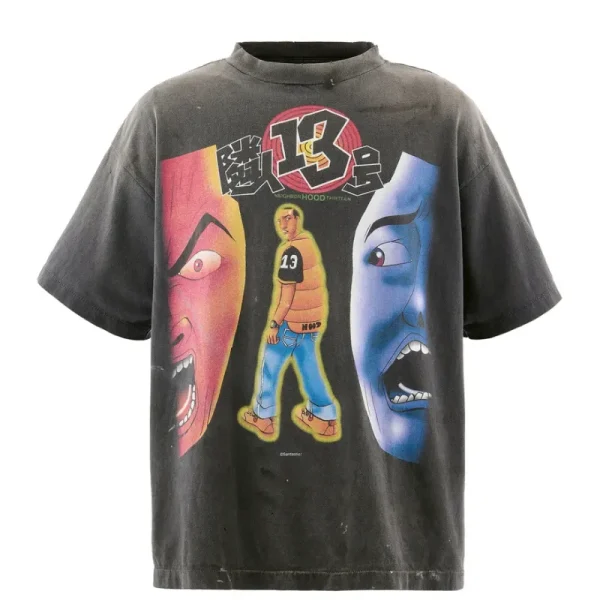 Black Saint Mxxxxxx x Santastic × GEEKS RULE Neighbor Hood 13 Tee