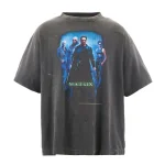 Black Saint Mxxxxxx x The Matrix Logo Short Sleeve T-shirt