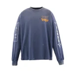 Navy Saint Mxxxxxx x BABYLON Bleed Long Sleeve Tee
