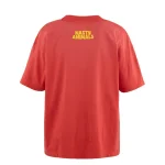 Red Saint Mxxxxxx Nasty Animals Short Sleeve Tee Back