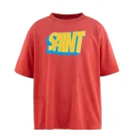 Red Saint Mxxxxxx Nasty Animals Short Sleeve Tee