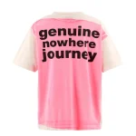 White/Pink Saint Mxxxxxx x Bape Genuine Short Sleeve Tee Back