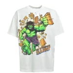 White Saint Mxxxxxx SAINT Green Man Short Sleeve Tee