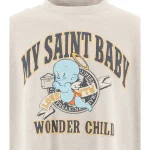 White Saint Mxxxxxx SAINT Wonder Child Short Sleeve Tee Front