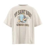 White Saint Mxxxxxx SAINT Wonder Child Short Sleeve Tee