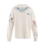 White Saint Mxxxxxx x Dr. Woo Tattoo Long Sleeve Tee Back