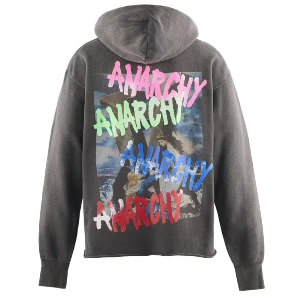 Black Saint Mxxxxxx Anarchy SAINT Hoodie Back