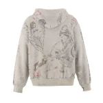 Grey Saint Mxxxxxx x Alexis Ross Drawing Hoodie Back