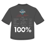 Grey Saint Mxxxxxx x Tenblack Flower Tee Back