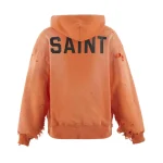 Orange Saint Mxxxxxx x BerBerJin Double Face SAINT Hoodie Back