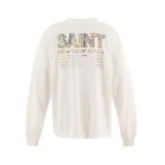 White Saint Mxxxxxx New Body Rules Long Sleeve Tee Back