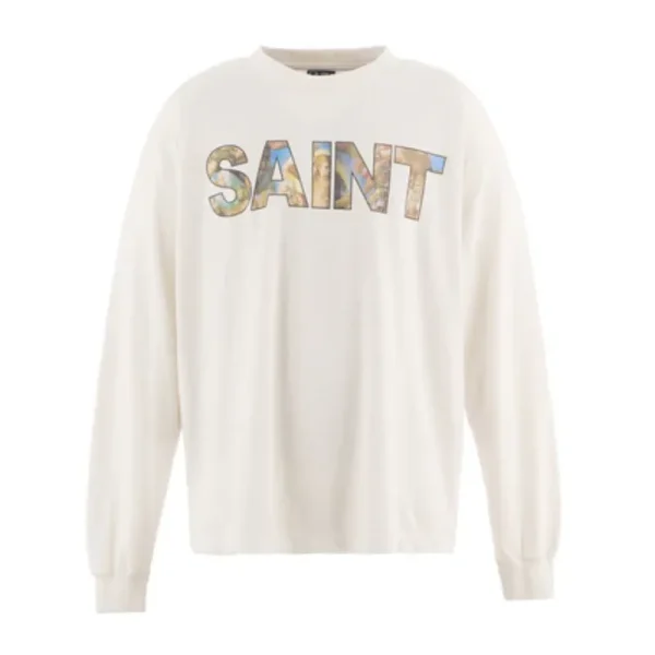 White Saint Mxxxxxx New Body Rules Long Sleeve Tee