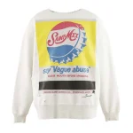 White Saint Mxxxxxx Vague Abuse Crewneck Sweater