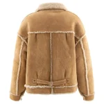 Beige SAINT Mxxxxxx x BerBerJin BB Mouton Jacket Back