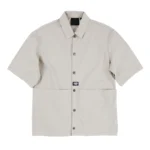 Black/Beige SYNA World Workwear Button-Up Shirts - Image 3