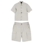 Black/Beige SYNA World Workwear Short Sets - Image 2