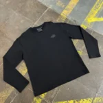 Black/Black Synarchy Double Long Sleeve Tee - Image 2