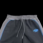 Black/Grey/Blue Syna World Pipe Hoodie and Short Set - Image 5