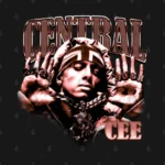 Black Central Cee Can't Rush Greatness Shorts - Image 3