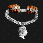 Black Central Cee Necklace T-Shirt - Image 2