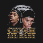 Black Central Cee x Lil Baby Band4band Shorts - Image 3