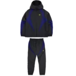 Black/Grey SYNA World Vortex Zipper Tracksuits