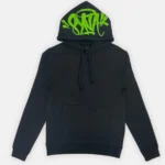 Black/Green Syna World Logo Hoodie