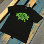 Black/Green Syna World Logo Slime T-Shirt