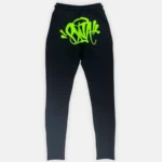Black/Green Syna World Logo Sweatpants