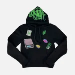Black - Green Syna World Syna Logo Tracksuit - Image 2