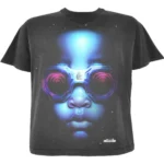 Purple & Black Hellstar studios Goggles T-Shirt