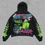 Black Liberty City of Love Hellstar Hoodie - Image 2