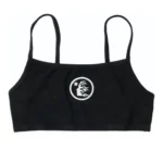 White And Black Hellstar Logo Bralettes