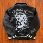Black Hellstar Capsule 7 Path To Paradise Bomber Jacket - Image 2